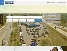 Tablet Screenshot of champion-chev.com